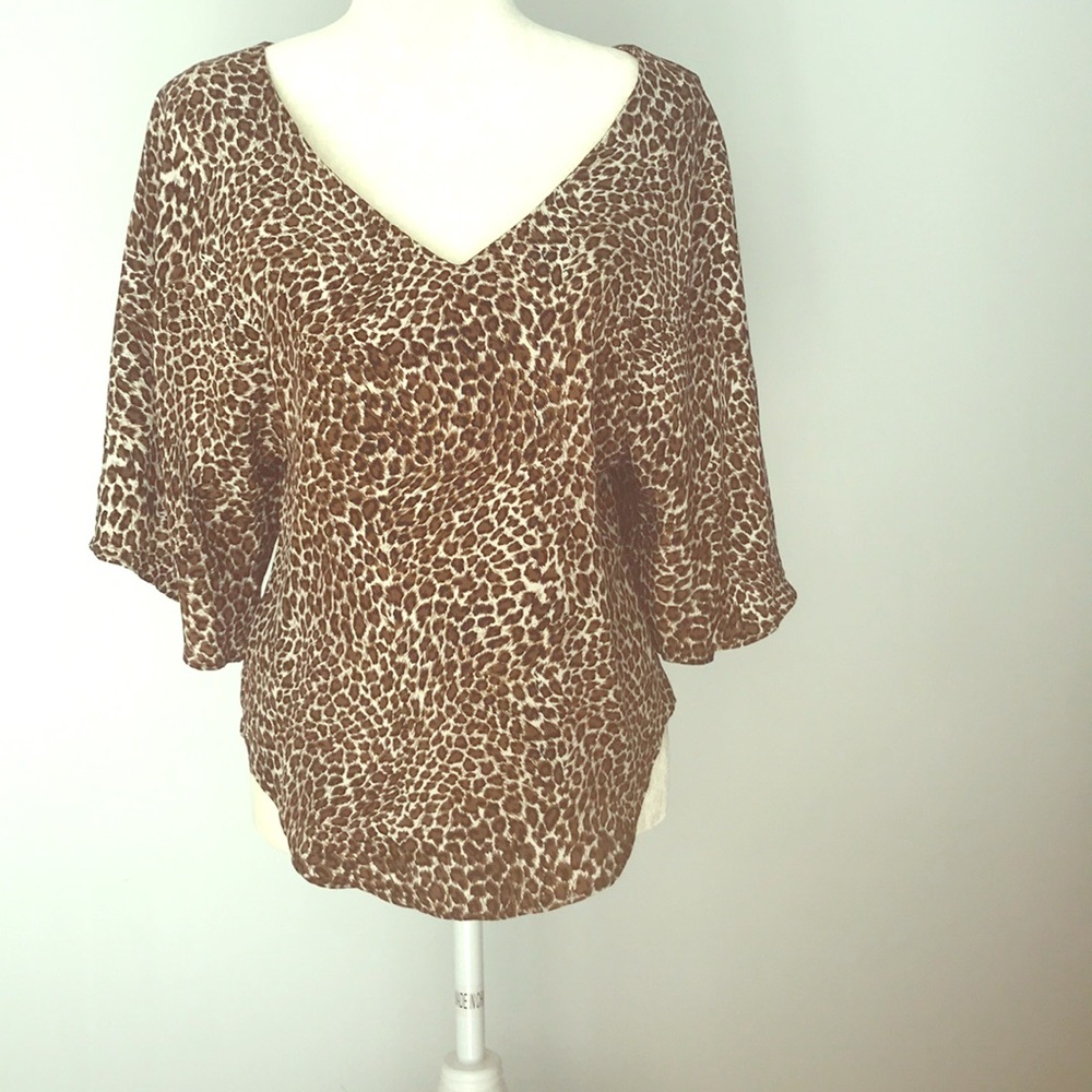 Barney’s NYC Co-Op leopard blouse
